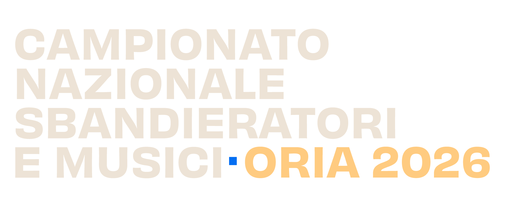 Campionato Nazionale Sbandieratori e Musici - Oria 2026